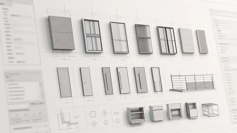 Budowanie parametryzowanej rodziny Revit jako element standardu biura.